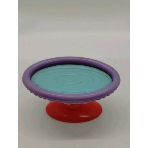 Hasbro Littlest Pet Shop LPS Accessories Pink Purple Bird Bath - Picture 2 of 4